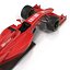 formula car rigged red 3d max