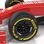formula car rigged red 3d max
