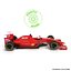 formula car rigged red 3d max