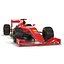 formula car rigged red 3d max
