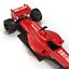 formula car rigged red 3d max