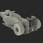 formula car rigged red 3d max