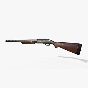 Shotgun Remington 870 3D model