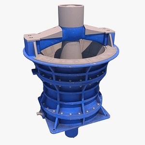 3D Chancadora primaria model