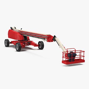 3d model of telescopic boom generic 4