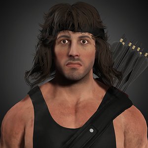Rambo Character 3D