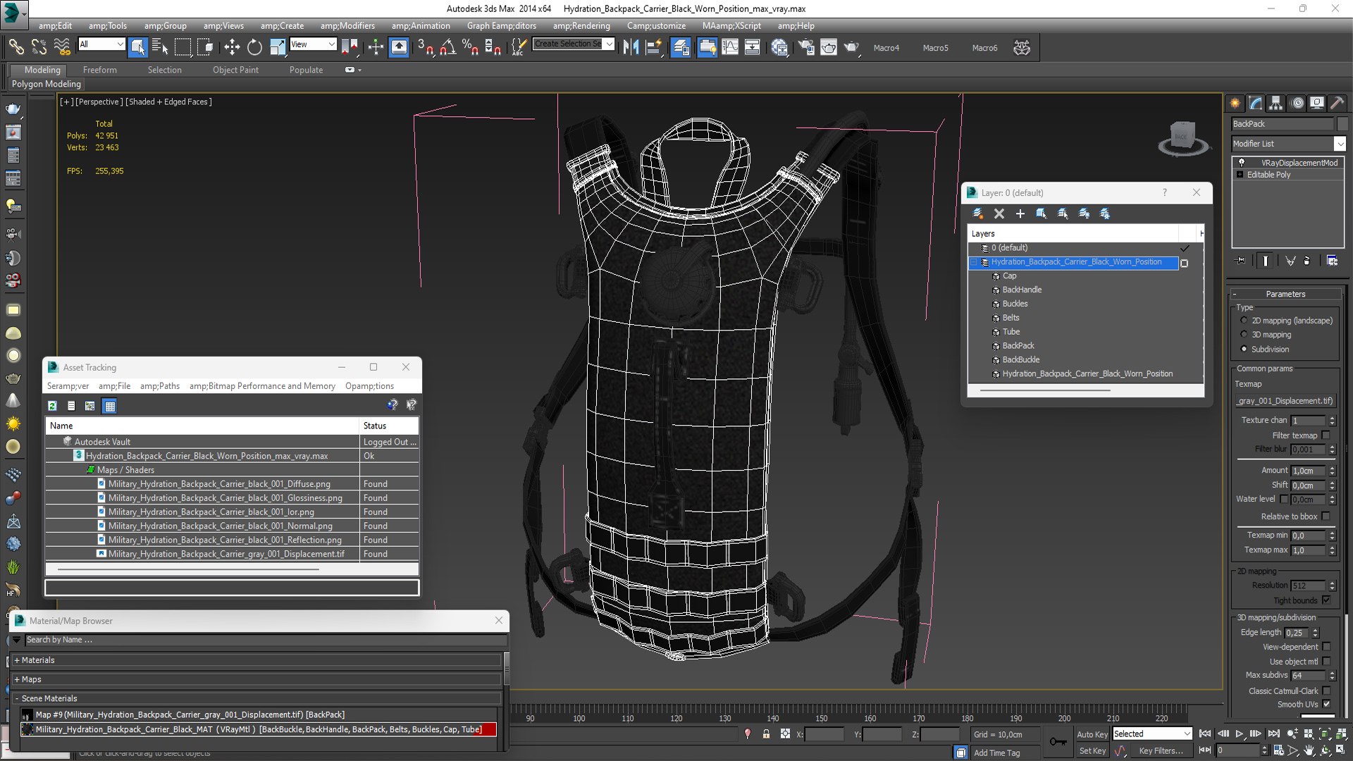 3D model Hydration Backpack Carrier Black Worn Position https://p.turbosquid.com/ts-thumb/Y3/epO9iv/vT/hydrationbackpackcarrierblackwornposition3dmodel021/jpg/1720413721/1920x1080/fit_q87/6ae338753c0f24a884c001c2885da524c0957442/hydrationbackpackcarrierblackwornposition3dmodel021.jpg