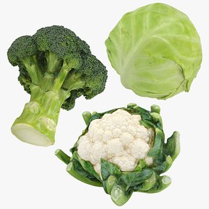 Cauliflower Cabbage and Broccoli