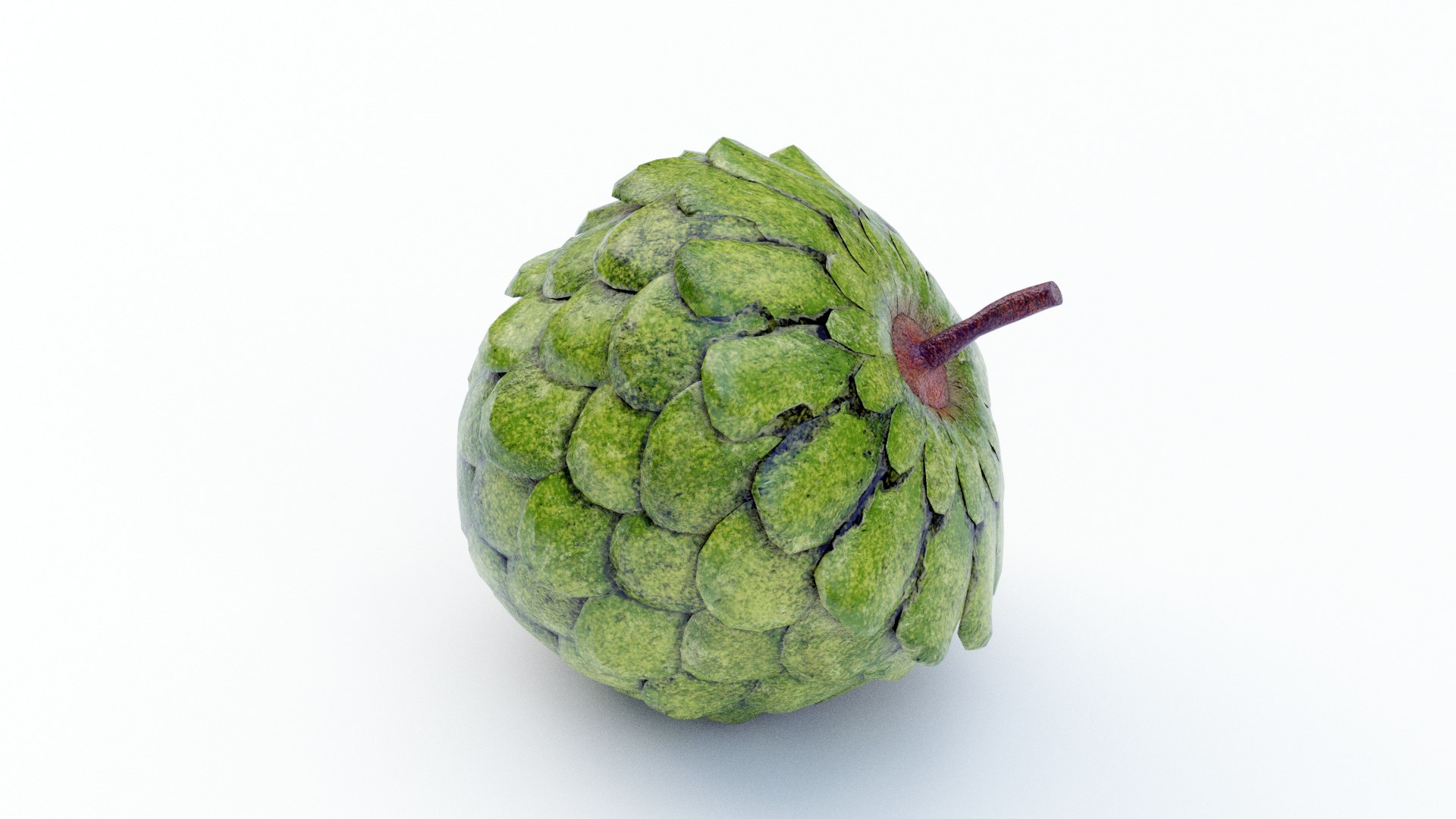 Custard Apple - Cherimoya 3D Model - TurboSquid 1955626