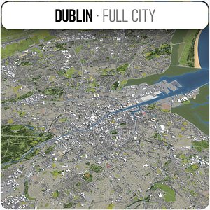 3D city dublin surrounding model