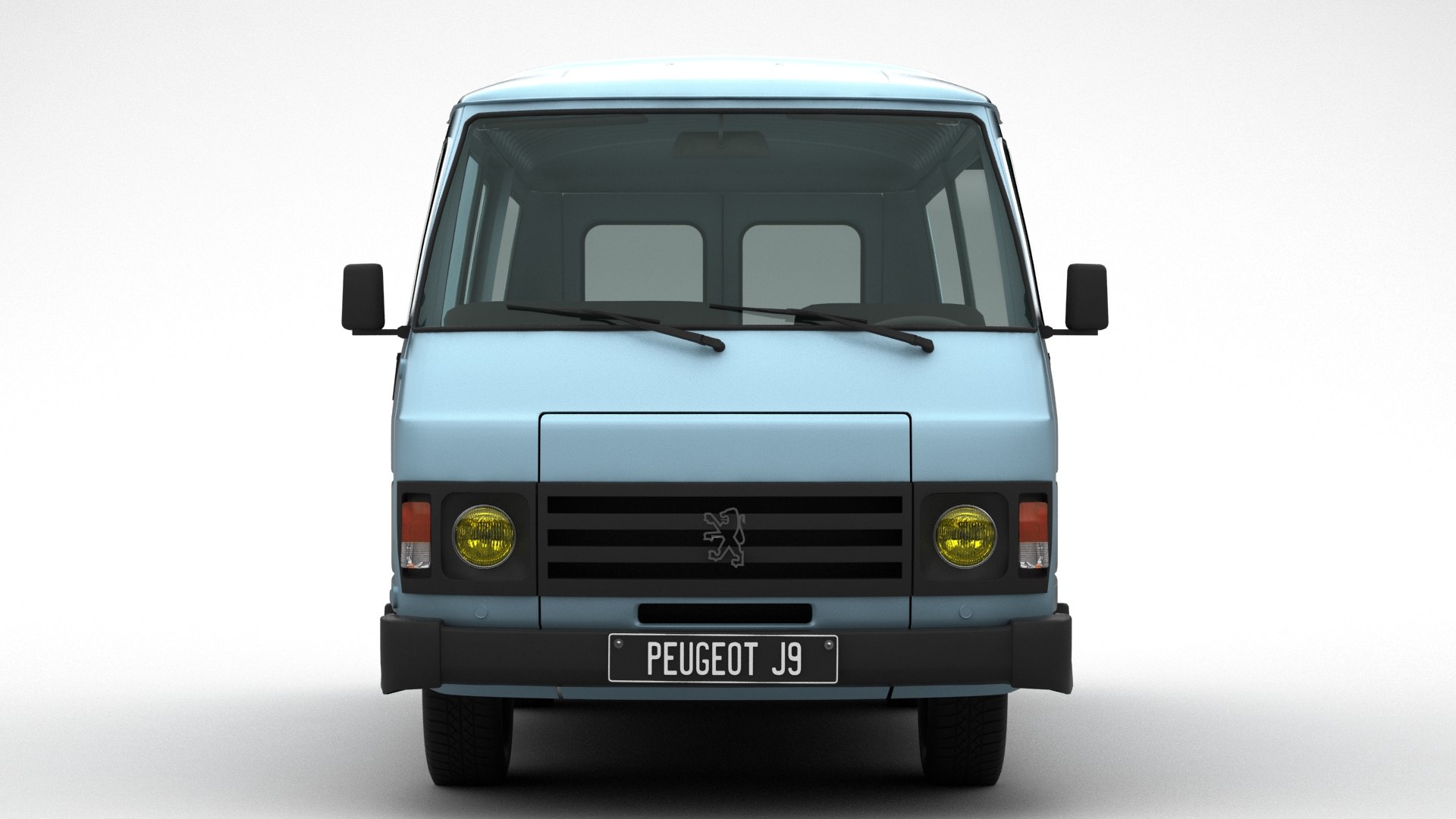 Peugeot J9 Minibus 1981 3D model - TurboSquid 2010894