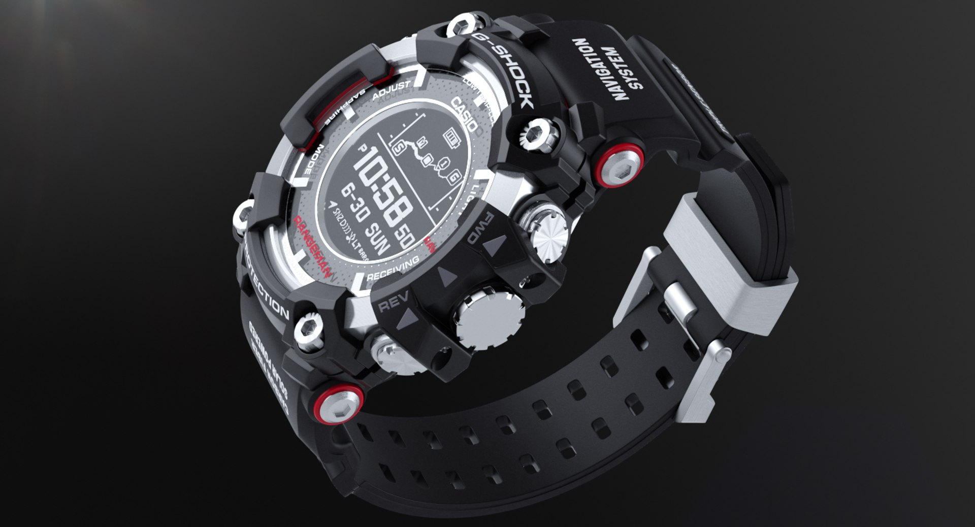 Casio Rangeman Gpr B1000 3D Model - TurboSquid 1393639