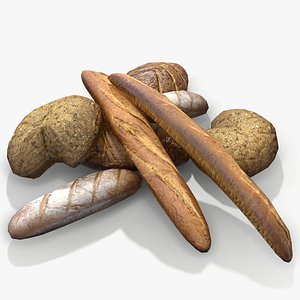 3D ready bread model