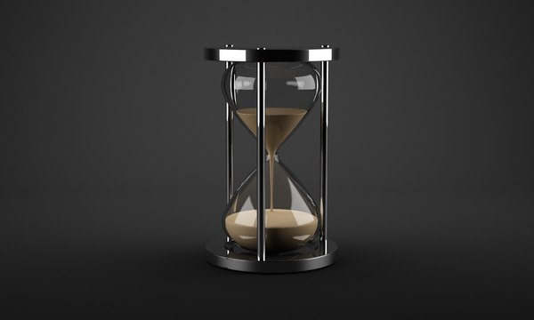 3d sand timer