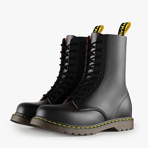 Leather Black Boots