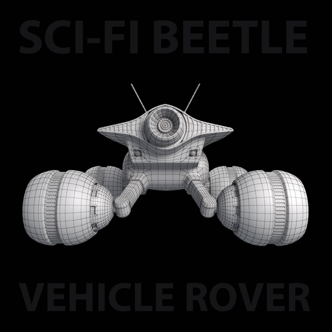 3D Sci-fi Beetle Rover - TurboSquid 1256227
