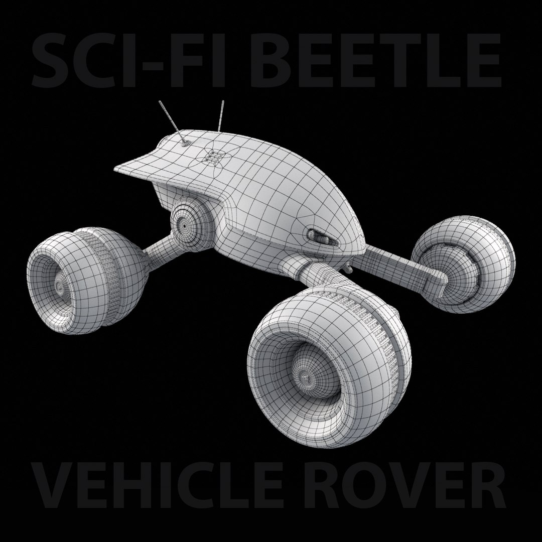 3D Sci-fi Beetle Rover - TurboSquid 1256227