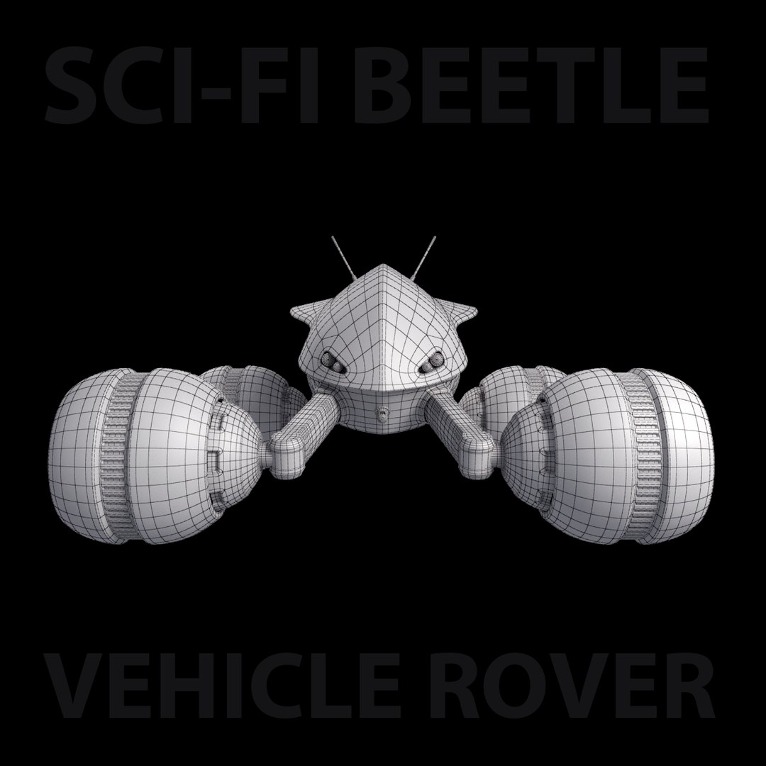 3D Sci-fi Beetle Rover - TurboSquid 1256227
