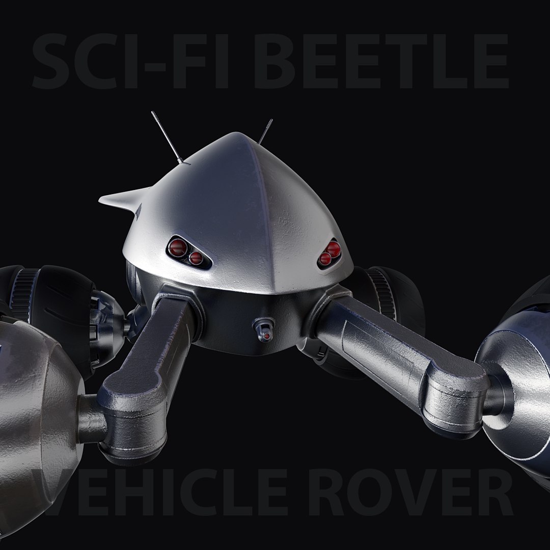 3D Sci-fi Beetle Rover - TurboSquid 1256227