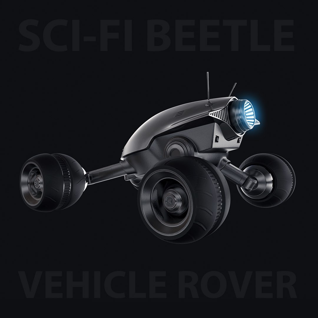 3D Sci-fi Beetle Rover - TurboSquid 1256227
