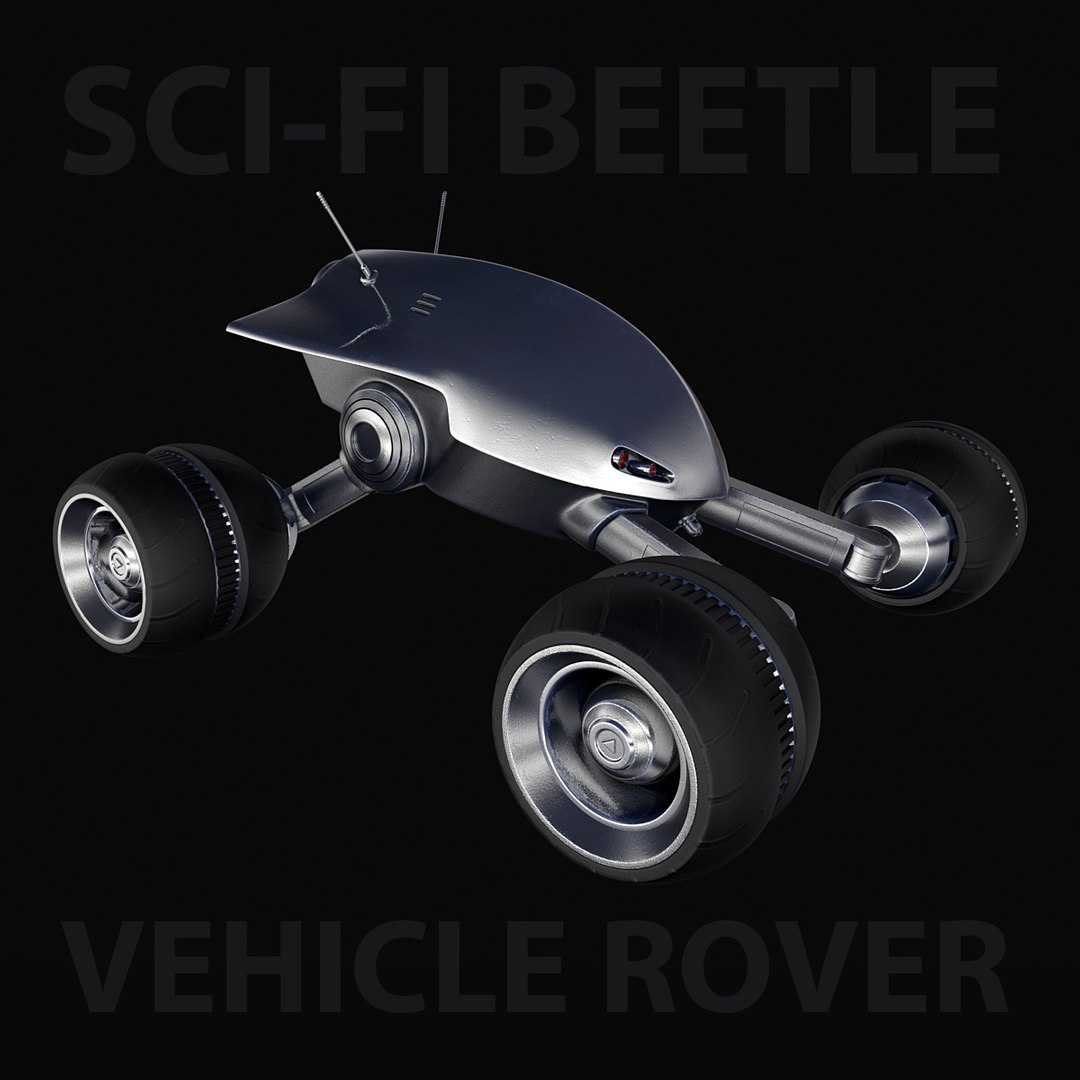 3D Sci-fi Beetle Rover - TurboSquid 1256227