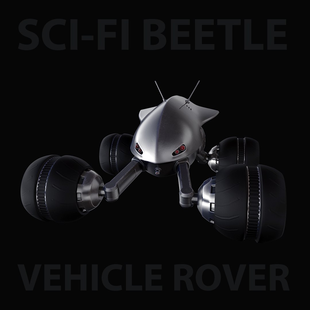 3D Sci-fi Beetle Rover - TurboSquid 1256227