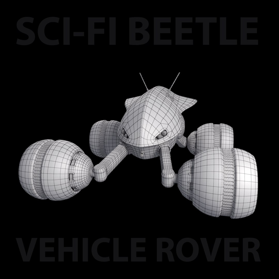 3D Sci-fi Beetle Rover - TurboSquid 1256227