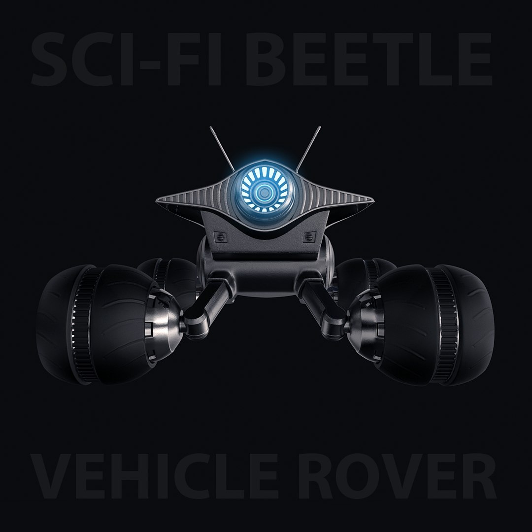 3D Sci-fi Beetle Rover - TurboSquid 1256227
