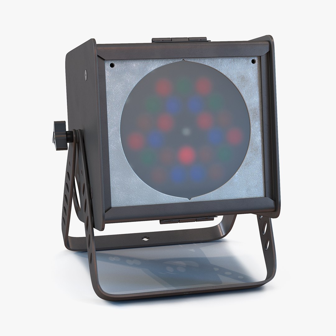 LED Par Can Light Altman Spectra Cube 3D Model 3D model preview