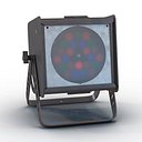LED Par Can Light Altman Spectra Cube 3D Model