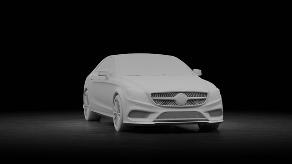 3D Mercedes-Benz CLS 500 2015 model