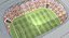 Allianz Arena Munich Low Poly
