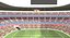 Allianz Arena Munich Low Poly