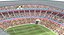 Allianz Arena Munich Low Poly