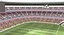 Allianz Arena Munich Low Poly