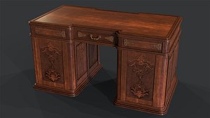 Gothic desk 3D model
