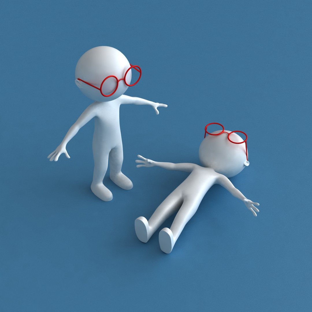 3D Generic Cartoon Character - TurboSquid 1245990