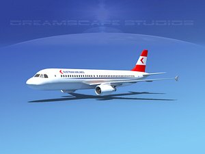 a320 airbus airliners 3d max