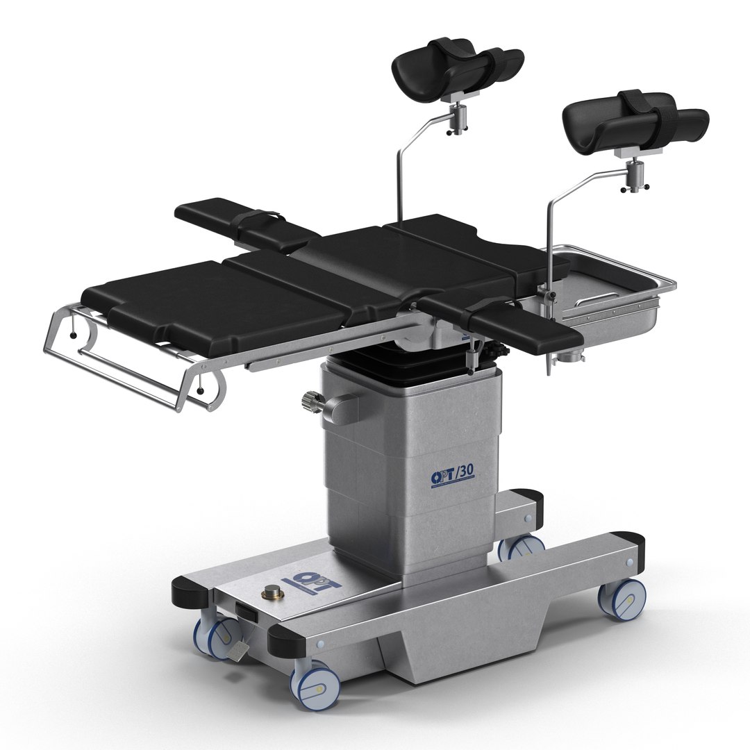 Medical Electric Gynecological Operating Table 3D model preview