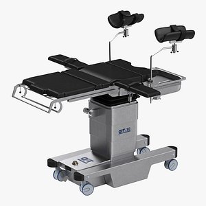 medical electric gynecological operating table 3d model