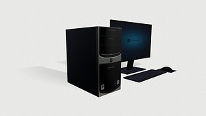 Desktop Computer 3D model