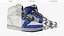 Nike Jordan High Top Retro Sports Footwear Blue 3D model