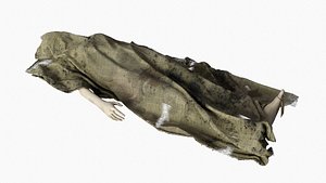 3D Stylized dead body vol4 model