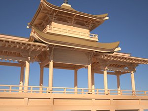 chinese bridge 3D model