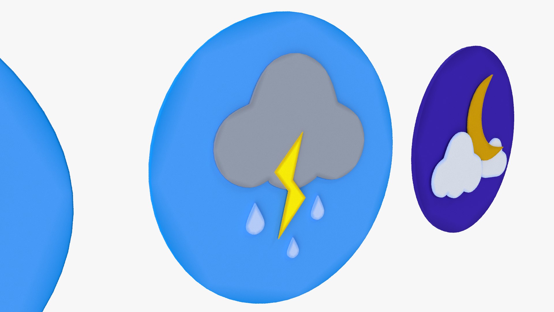 3D Weather Icons Set - TurboSquid 2165139