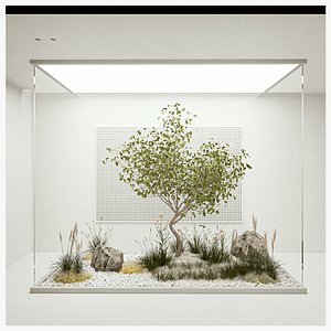 3D model Complex of garden plants 05