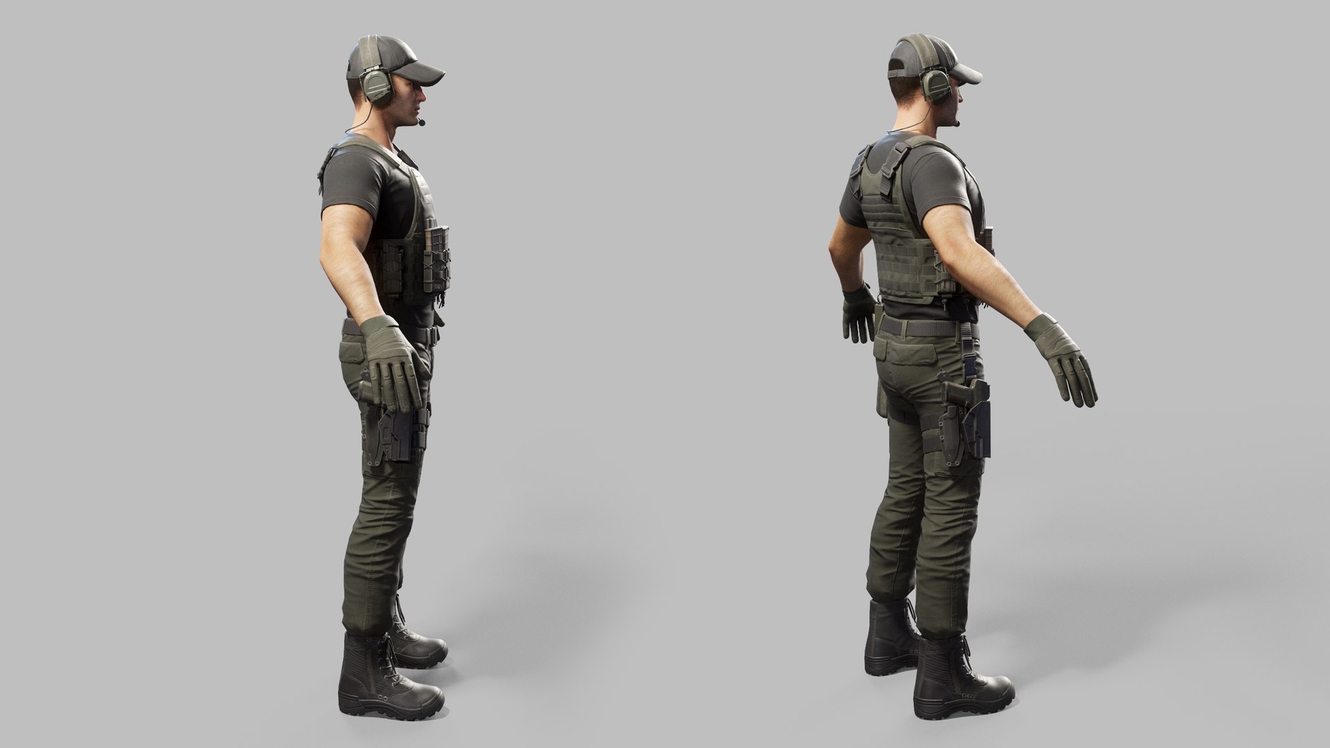 Army man 3D model - TurboSquid 1326640