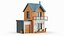 Cartoonish House Low Poly 3D Model 01(1)