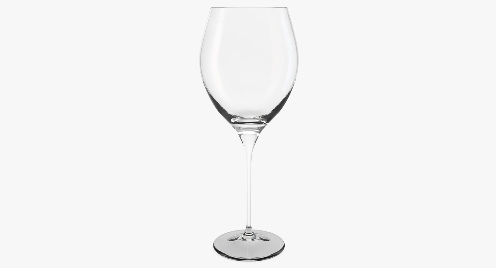 Wine Glass 3D model preview
