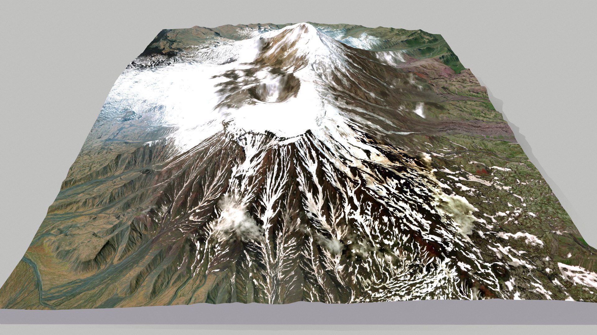 Volcano Tolbachik Kamchatka 3D Model - TurboSquid 2099985